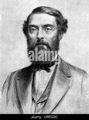EDWIN DRAKE (1819-1880) American oil prospector Foto Stock