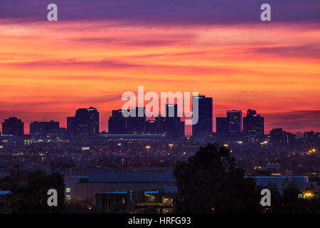 Phoenix, Arizona skyline del centro Foto Stock