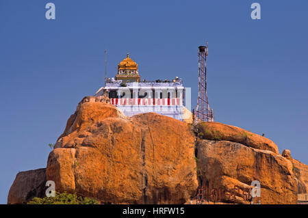 Rock Fort Temple Trichy Tamil Nadu India Foto Stock