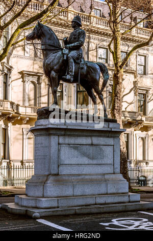 Statua di Robert Napier, Signore Napier di Magdala, Londra Foto Stock