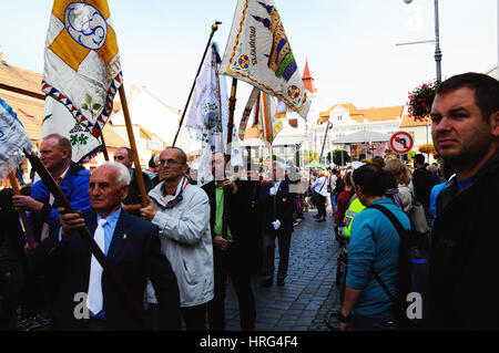 Nazionale di San Venceslao pellegrinaggio è una celebrazione annuale del martirio del principale Patrono della nazione ceca sv. Venceslao e la Giornata Nazionale Foto Stock