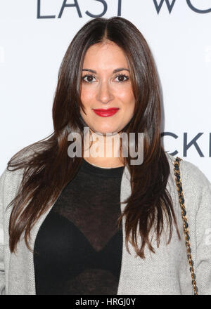 Hollywood, California, USA. 1 Mar, 2017. Angelique Cabral. ''L'ultima parola " Los Angeles Premiere detenute a ArcLight Hollywood. Credito: ZUMA Press, Inc./Alamy Live News Foto Stock