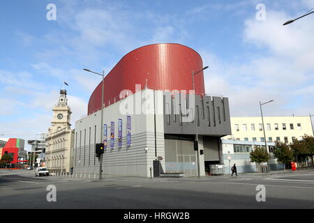 Teatro del tamburo (o anche conosciuto come Dandenong Town Hall di Dandenong Melbourne Victoria Australia) Foto Stock