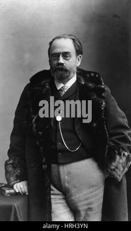 Ìämile Zola, autore francese Foto Stock