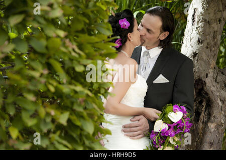Modello rilasciato, Brautpaar - coppia di sposi Foto Stock