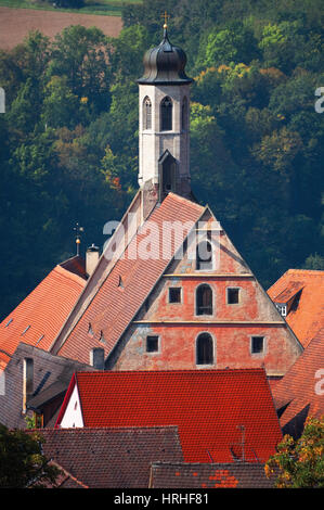 Rothenburg ob der Tauber, Germania Foto Stock