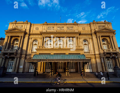 Vista del Teatro Colon di Buenos Aires, Provincia di Buenos Aires, Argentina Foto Stock