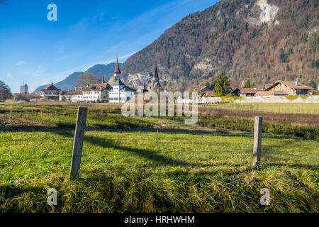 Interlaken, regione di Jungfrau, Oberland bernese, alpi svizzere, Svizzera Foto Stock