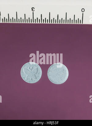MDMA, sintetico Mind-Altering Farmaco Foto Stock