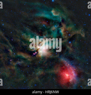 Rho Ophiuchi complesso cloud Foto Stock