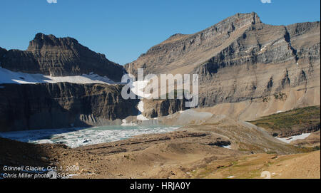 Grinnell Glacier, Glacier NP, 2008 Foto Stock