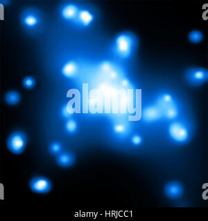 NGC 3115, il flusso di gas, il Buco Nero, raggi X Foto Stock