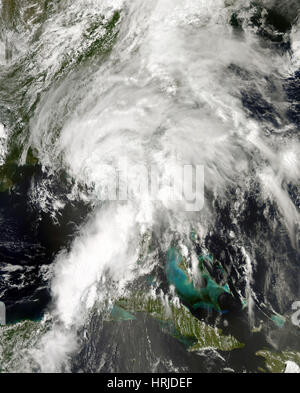 Tempesta tropicale Andrea, dello spettroradiometro MODIS 2013 Foto Stock