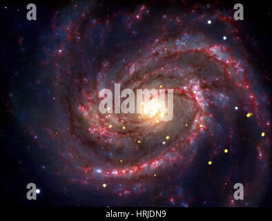 SN 1979C, Supernova in M100 Galaxy, composito Foto Stock