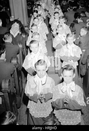 Processione di Pasqua 1943 Foto Stock