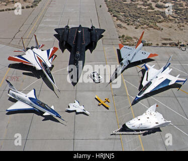 Ricerca Dryden aeromobili in flotta, 1997 Foto Stock