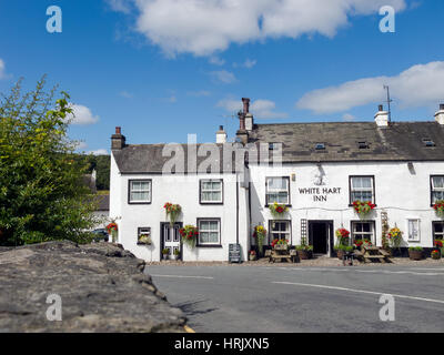 Il White Hart Inn at Bouth in Cumbria Foto Stock