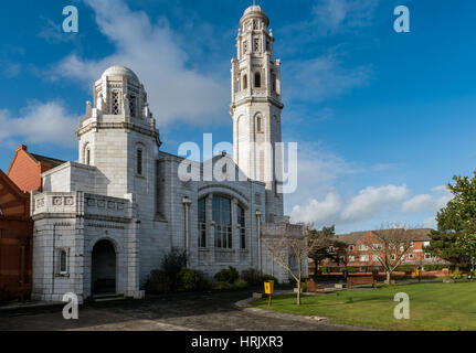 La Chiesa bianca Fairhaven Lancashire Foto Stock