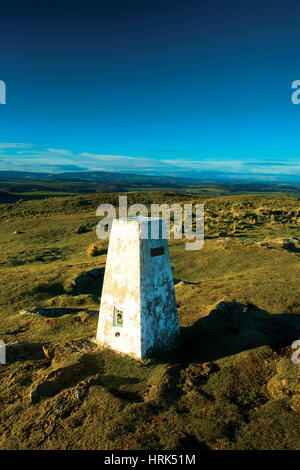 Il Lammermuir Hills da Traprain Law, East Lothian Foto Stock