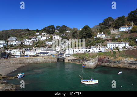 Polperro in Cornovaglia, Inghilterra. Foto Stock