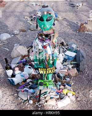 UFO torre di guardia in Hooper Colorado Foto Stock