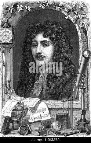 Christiaan Huygens, olandese Polymath Foto Stock