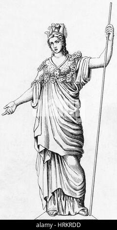 Pallas, dea greca Foto Stock