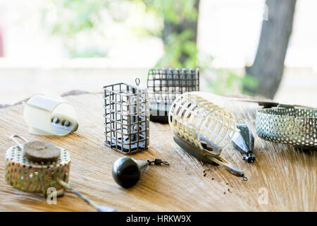 La pesca dell'alimentatore. La pesca dell'alimentatore. La pesca Foto Stock