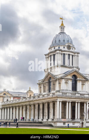 Old Royal navel college, Greenwich, Londra. Foto Stock