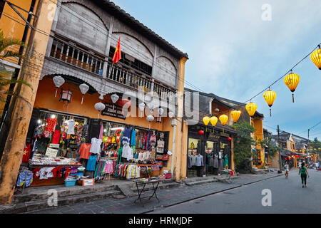 Antica città di Hoi An. Quang Nam Provincia, Vietnam. Foto Stock