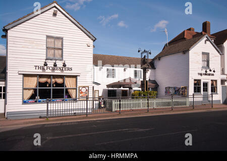 Esterno del guardaboschi Pub Horley Surrey in Inghilterra REGNO UNITO Foto Stock