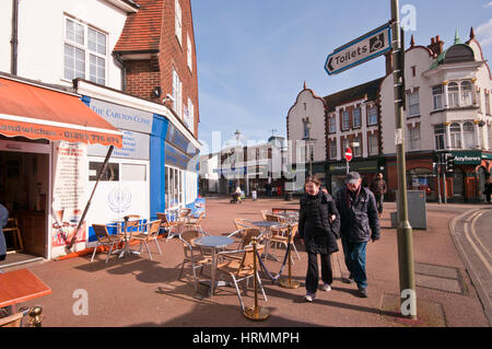 Horley Town Center Surrey in Inghilterra REGNO UNITO Foto Stock