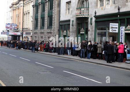 La Gran Bretagna è Got Talent Auditions all'Opera House Manchester. Gennaio 2010 Foto Stock