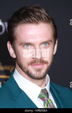 Los Angeles, Stati Uniti d'America. 02Mar, 2017. Dan Stevens 03/02/2017 La prima mondiale di "La Bella e la bestia" tenutasi presso l'El Capitan theater a Hollywood, CA Foto: CronosFoto/Hollywood News Credito: Cronos Foto/Alamy Live News Foto Stock