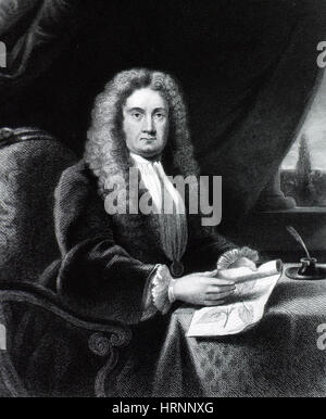 Hans Sloane, medico irlandese Foto Stock