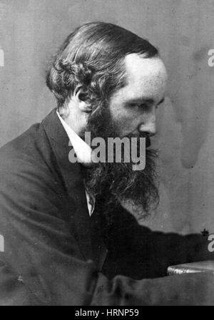 James Clerk Maxwell, fisico scozzese Foto Stock