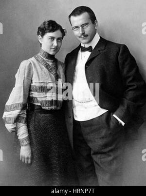 Emma e Carl Jung, psichiatri svizzeri Foto Stock