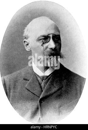 Walther Flemming, biologo tedesco, fondatore di Cytogenics Foto Stock