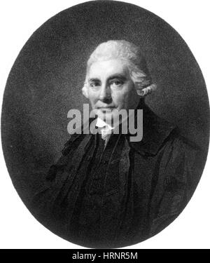 Alexander Monro II, anatomista scozzese Foto Stock