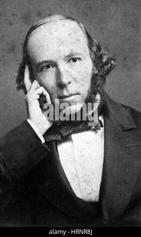 Herbert Spencer, Polymath inglese Foto Stock