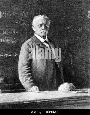 Hermann von Helmholtz medico tedesco e Polymath Foto Stock