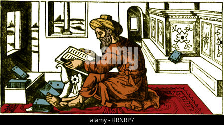 Rhazes, Polymath islamica Foto Stock