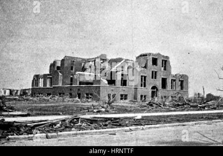 Tri-State Tornado, 1925 Foto Stock