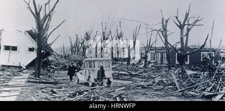 Tri-State Tornado, 1925 Foto Stock