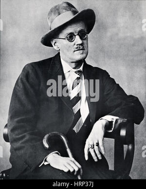 James Joyce, romanziere irlandese e poeta Foto Stock