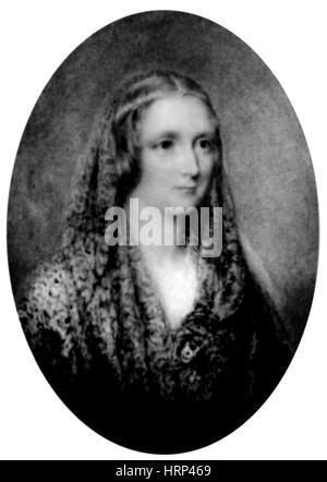 Mary Shelley, autore inglese Foto Stock