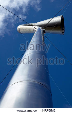 Il clacson, artwork a Polkemmet Country Park, Scozia Foto Stock