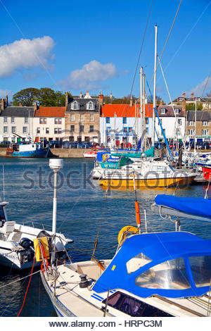 Anstruther Harbour, Fife Scozia Scotland Foto Stock