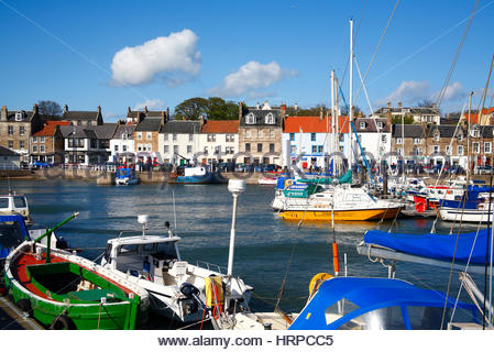 Anstruther Harbour, Fife Scozia Scotland Foto Stock