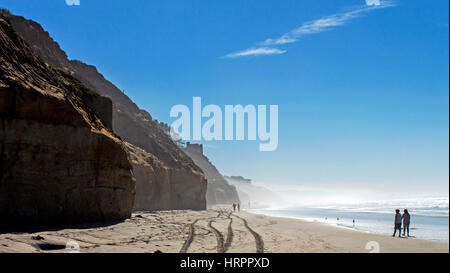 Bellissima vista del Imperial Beach di San Diego, California Foto Stock
